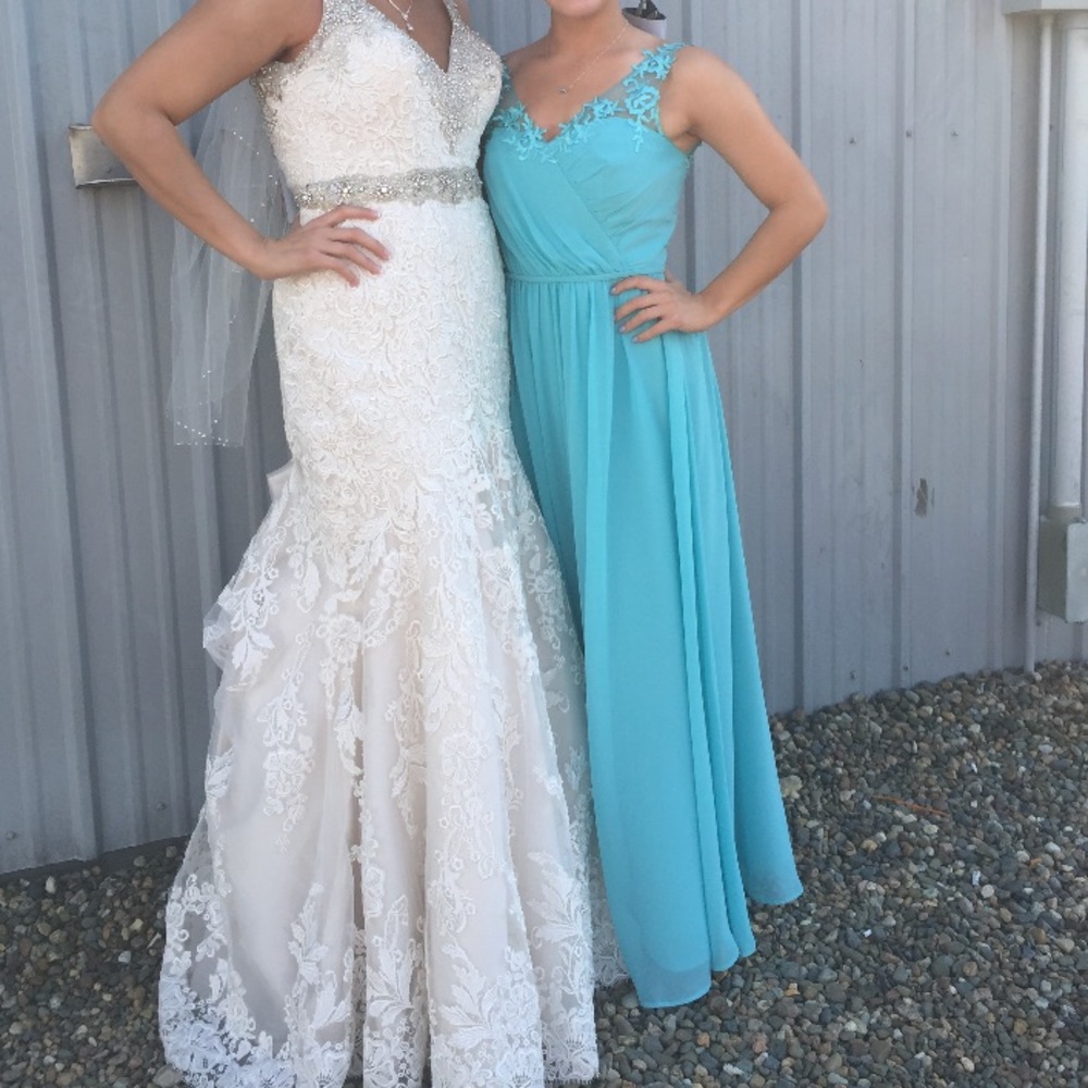 Blue formal dress